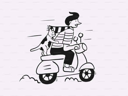 Photo of moped scooter (Rose Green PO21) #1