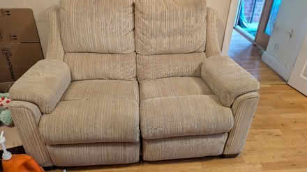 Photo of free 2 seater recliner sofa (Cubbington CV32) #1