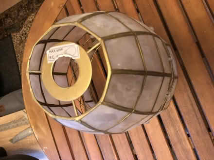 Photo of free Shell type lampshade (Blewbury OX11) #1