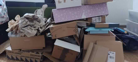 Photo of free Postal packing boxes, blow up mattresses, corks, etc (Clitheroe BB7) #1