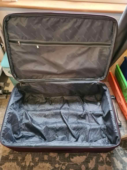Photo of free Large aubergine suitcase (Forest Gate E7) #2