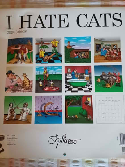 Photo of free "I Hate Cats" Calendar (Leire LE17) #1