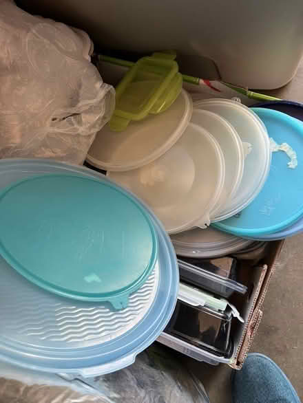 Photo of free various plastic lids (Prospect and DeAnza) #1