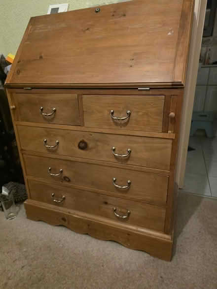 Photo of free Tall wood bureau (Seaton sluice) #1