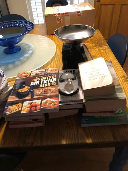 Photo of free Clothes books shoes feminine products and kitchen scale (Sandhills OX3) #3