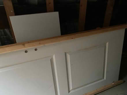 Photo of free Interior wood door with frame and hinges. (Bramley LS13) #2