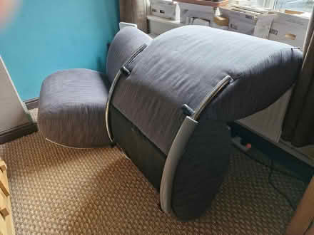 Photo of free 2 grey armchair rocking chairs (Denton) #1