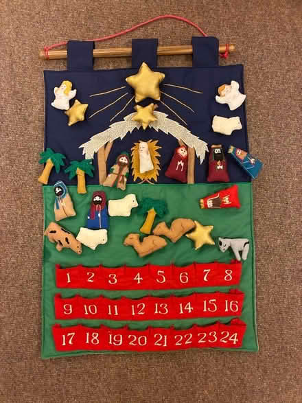 Photo of free Cloth advent calendar (Barnard's Green WR14) #1