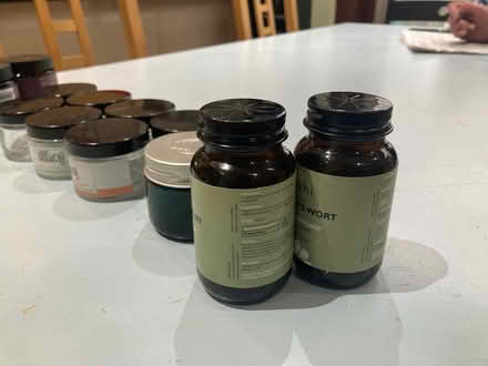 Photo of free Empty glass cosmetics jars (Loughton IG10) #3