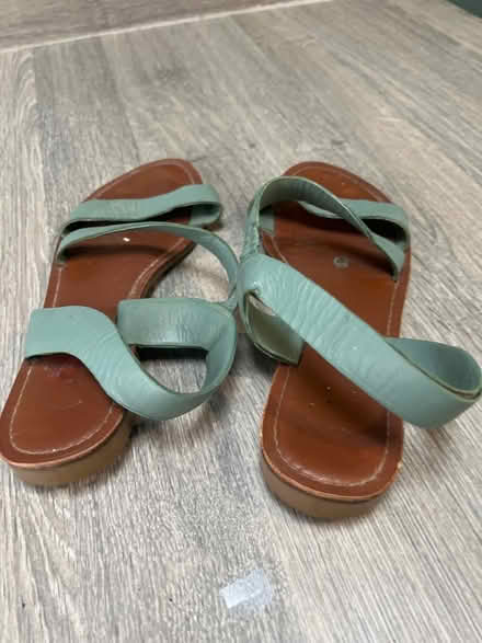Photo of free SeaSalt Cornwall Stone Sculpture Leather Sandals. Size 42. (Southsea PO4) #4