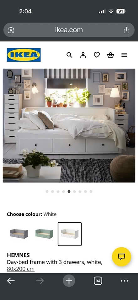 Photo of IKEA Hermes bed (dublin) #1