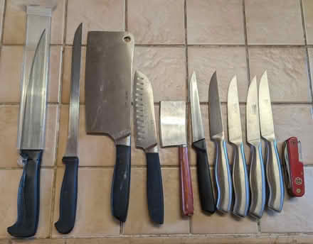 Photo of free Used kitchen knives (Reddish SK5) #1