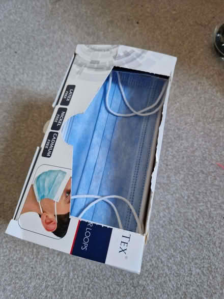 Photo of free Opened box of face masks (in date) (Eastbourne BN21) #1