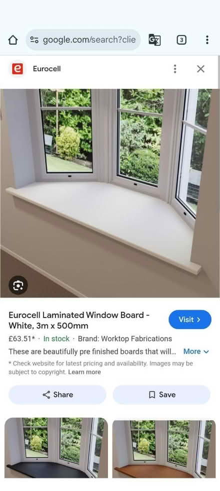 Photo of MDF window board (Stanwell Moor) #1