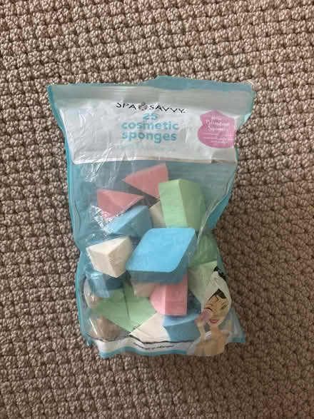 Photo of free Cosmetic sponges (Gaithersburg (off Goshen Rd.)) #1
