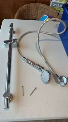 Photo of free Chrome Shower Set with Rail (NW10) #1