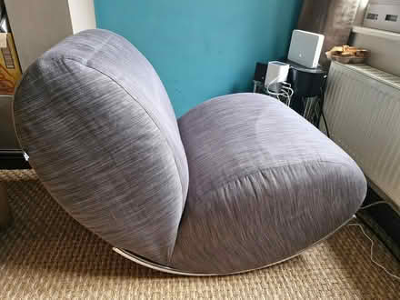 Photo of free 2 grey armchair rocking chairs (Denton) #2