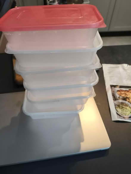 Photo of free 6 take away containers with lids (Bradway S17) #1