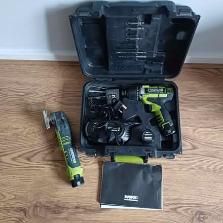 Photo of free WorkX professional cordless drill set and sander (Panshanger AL7) #1