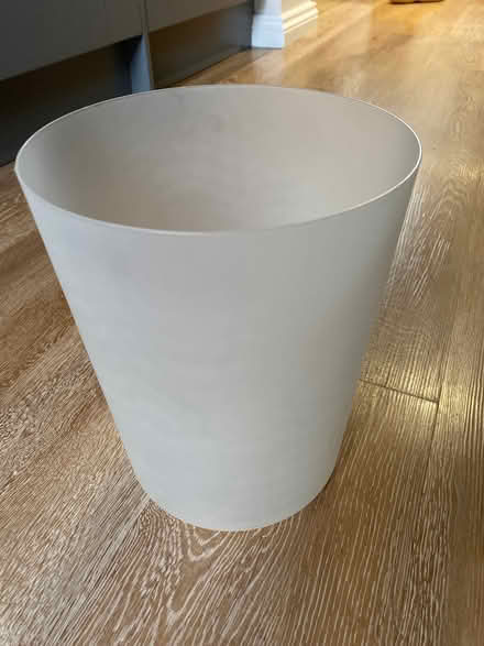 Photo of free White plastic bedroom/bathroom bin (Hellesdon NR6) #1