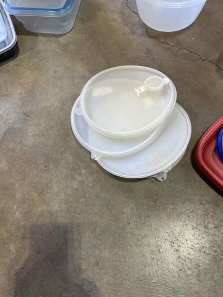 Photo of free various plastic lids--more (Prospect and DeAnza) #1