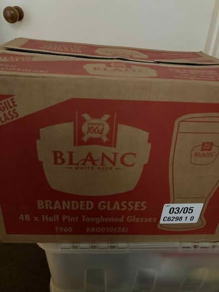 Photo of free 96 ½ pint glasses (Burgess Hill) #2