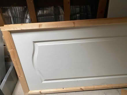 Photo of free Interior wood door with frame and hinges. (Bramley LS13) #3