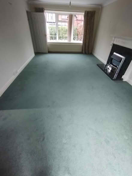 Photo of free Carpet - hessian backed wool, light green (bluey green) (Malton YO17) #1