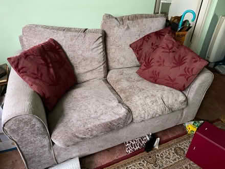 Photo of free Two seater sofa, cushions (M15 Hulme) #1