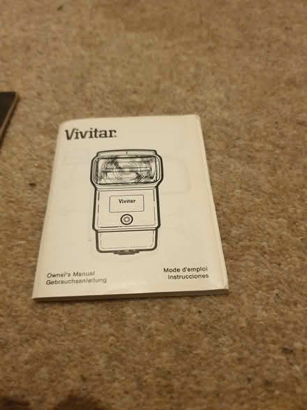 Photo of free vivitar camera flash manuals joblot (PO19 chichester) #3