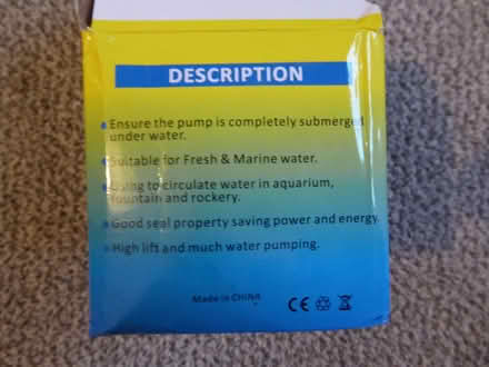 Photo of free Submersible Pond Pump. (Whydown TN39) #3