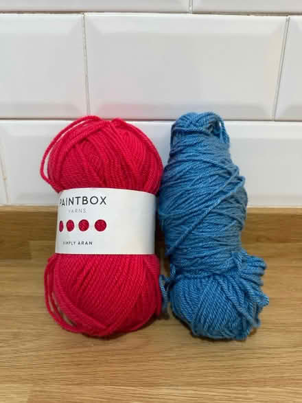 Photo of free Red and blue yarn (EH7 Leith) #1