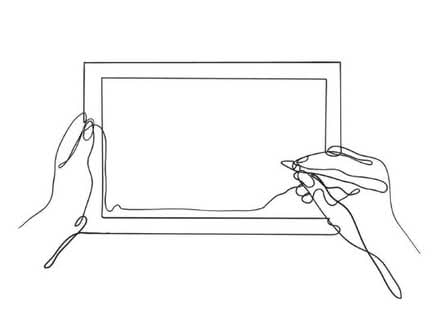 Photo of Digitising pad with pen for use with Photoshop (Stroud GL5) #1