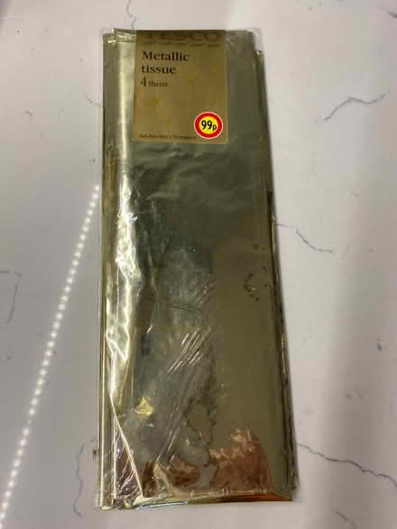Photo of free Gold metallic tissue (Hellesdon NR6) #1
