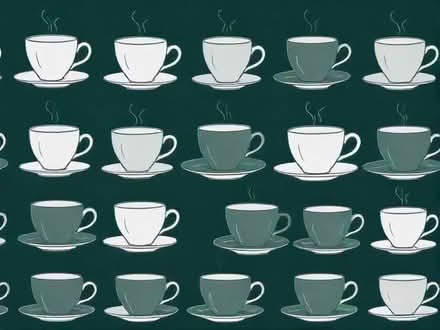 Photo of Pretty cups and saucers (Crowthorne RG45) #1