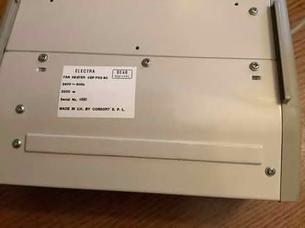 Photo of free Electric fan heater (Caton LA2) #2