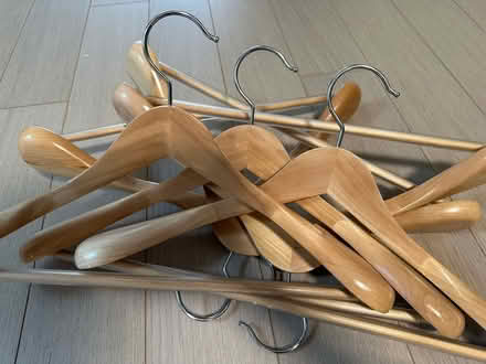 Photo of free Wooden Suit Hangers Excellent Cond (UES) #1