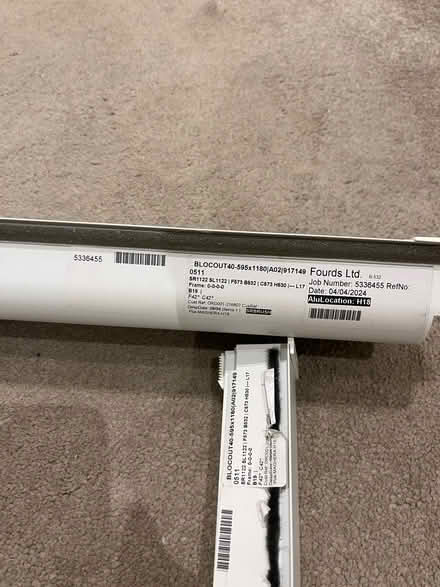 Photo of free BLOCOUT Blinds (595mm wide x 1180mm tall) (Richmond TW10) #4