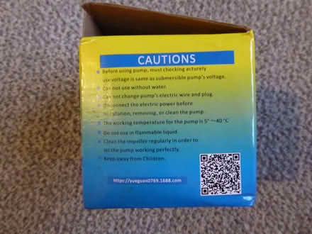 Photo of free Submersible Pond Pump. (Whydown TN39) #4