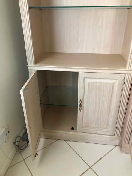 Photo of free Set of 3 bookcases/display cases (delray) #2