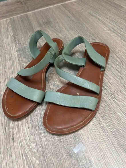 Photo of free SeaSalt Cornwall Stone Sculpture Leather Sandals. Size 42. (Southsea PO4) #1