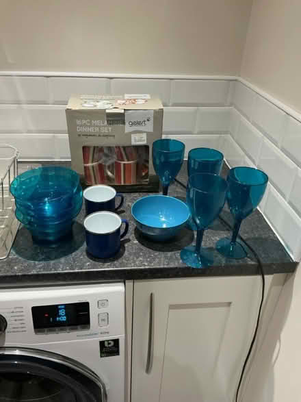 Photo of free Plastic plates, bowls & wineglasses (Runcorn, WA7) #1