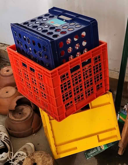 Photo of free 3 milk crates (West Springfield) #1