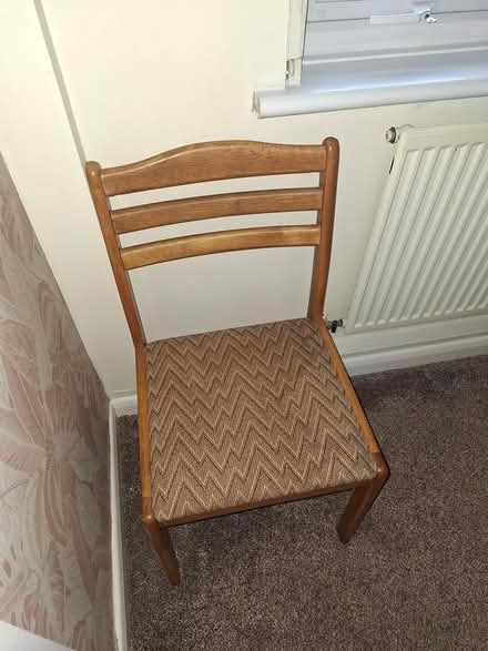 Photo of free Solid wooden table and 4 chairs (WF15) #2
