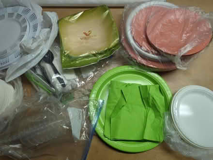 Photo of free Assorted paper & plastic tableware (Glen Rock) #1