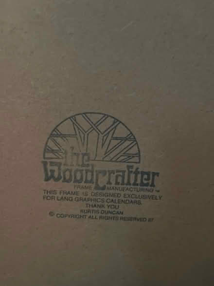 Photo of free Calendar frame (Royal Oak, MI) #2