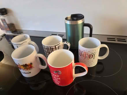 Photo of free Mugs x 5 & Travel Mug (Crag Bank LA5) #3