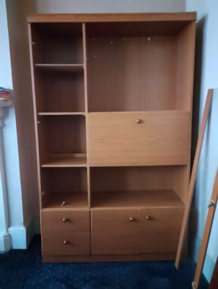 Photo of free 90's Wood effect Wall unit (Harringay N4) #1