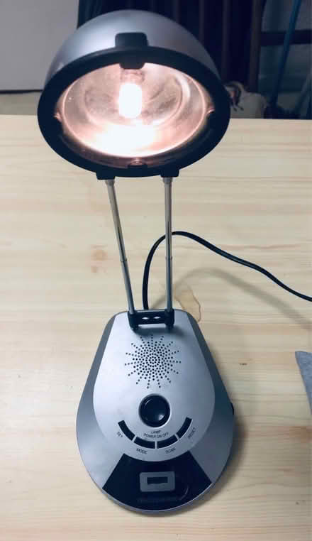 Photo of free Halogen lamp / digital clock / radio (Bramhall SK7) #1