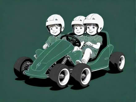 Photo of Children’s petrol powered go kart (Forest Mere GU30) #1